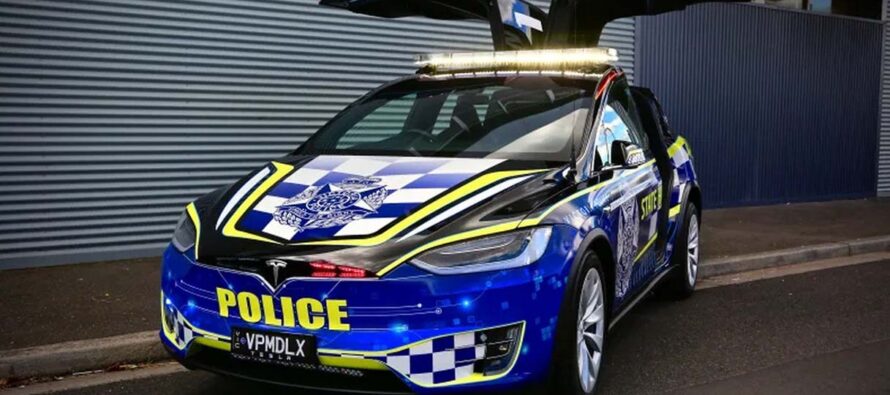 Model X di Tesla: l’auto della polizia stradale australiana