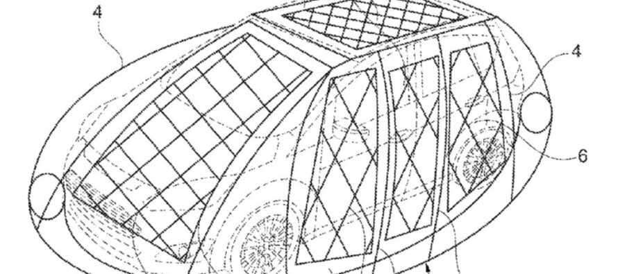 Ford brevetta uno ”scudo fotovoltaico autogonfiabile”